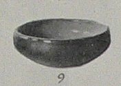 Shallow decorated glazed bowl