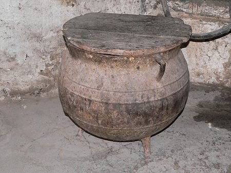 Scuttle - Bernard Leach's seat at crib