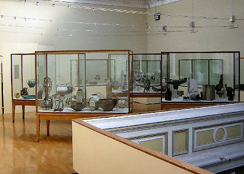 The studio pottery exhibition cases