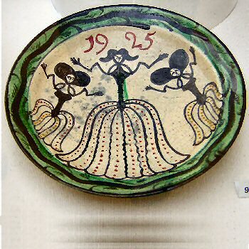 Bernard Leach raku plate