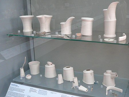 Wally Keeler 'kits' in the Timothy Sainsbury Gallery