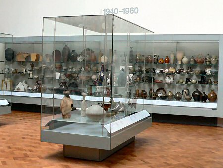 View across the Twentieth Century Ceramics gallery