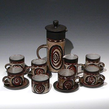Briglin Pottery - Coffee set