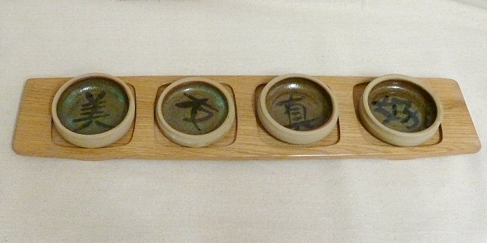 Jeremy Leach - Hors d'Oeuvre Set - Oak tray