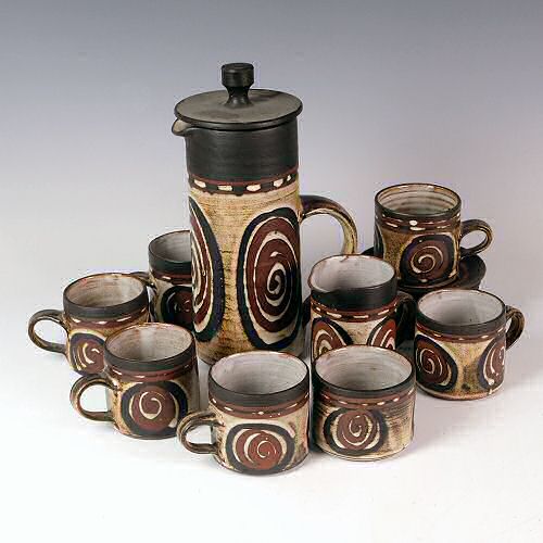 Briglin Pottery - Coffee set