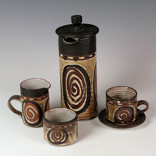 Briglin Pottery - Coffee set