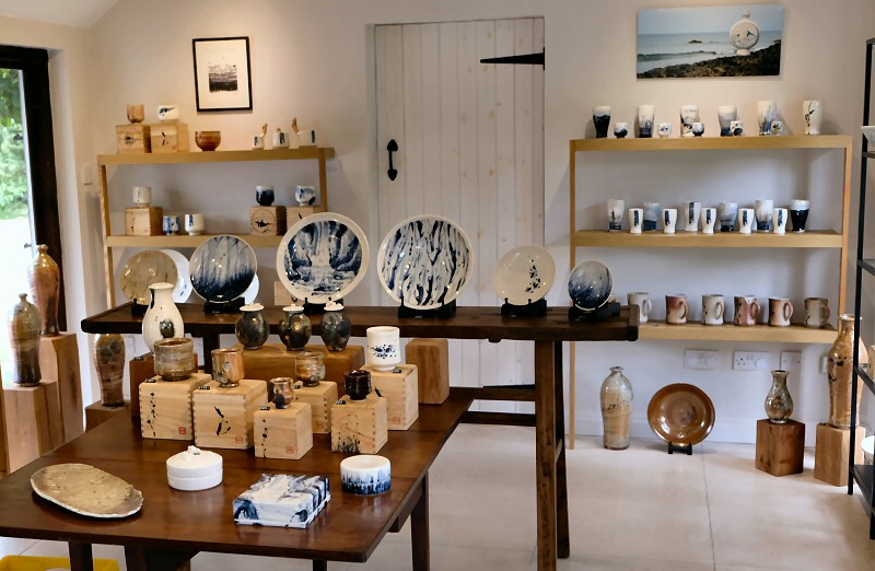 Pots for sale in the Stables Gallery