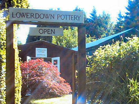 Entrance to Lowerdown Pottery
