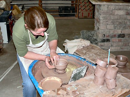 Mandy throwing abowl