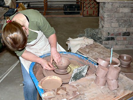 Mandy throwing abowl