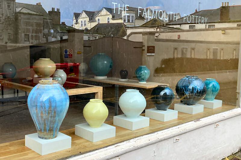 Pots in the shop window